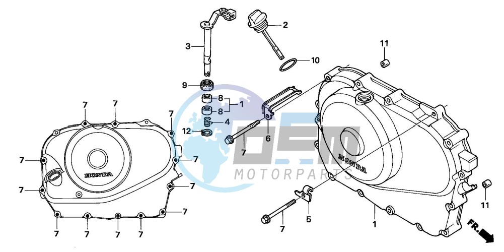 RIGHT CRANKCASE COVER