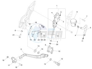 ETV 1200 Caponord Rally USA USA drawing Rear master cylinder