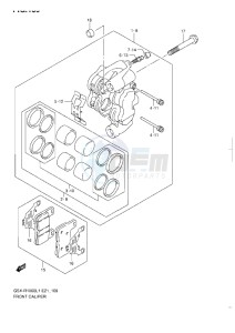 GSX-R1000 drawing FRONT CALIPER