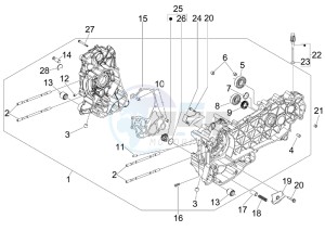 MP3 300 ie mic drawing Crankcase