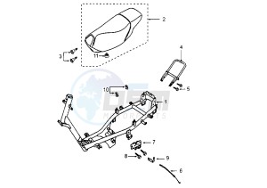 VIVACITY - 100 cc drawing FRAME