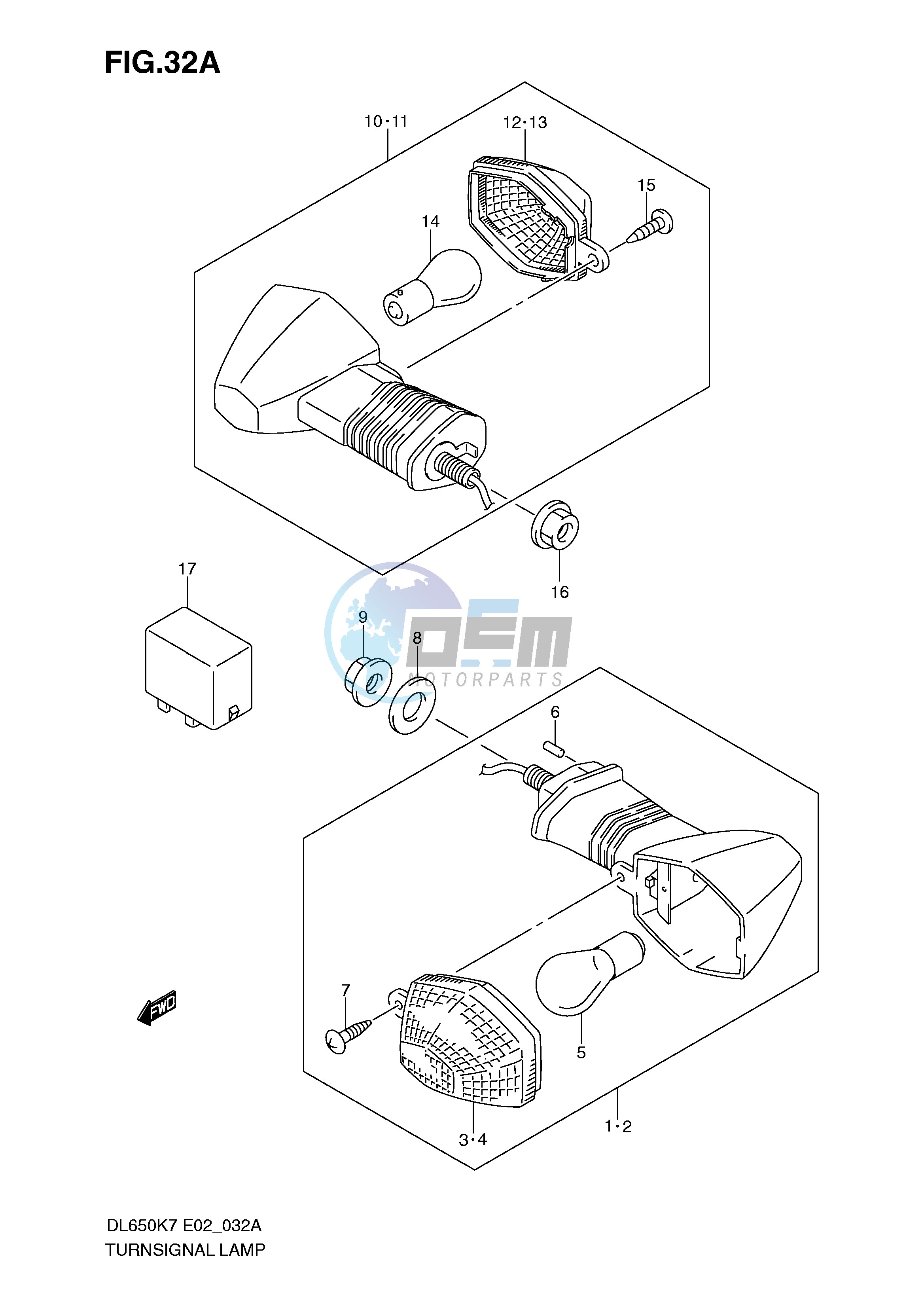 TURNSIGNAL LAMP (MODEL K9 L0)