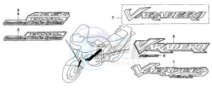 XL1000V VARADERO drawing MARK (E,ED,EK,F,G)