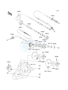 JS 800 A [800 SX-R] (A6F-A9F) A9F drawing CABLES