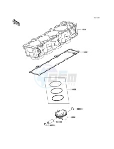 Z1000_ABS ZR1000ECF FR XX (EU ME A(FRICA) drawing Cylinder/Piston(s)