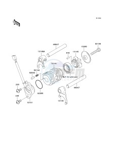 KLX 110 A (KLX110 MONSTER ENERGY) (A6F-A9FA) A9F drawing GEAR CHANGE DRUM_SHIFT FORK-- S- -