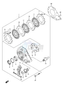 LT-A750X drawing REAR BRAKE ASSY