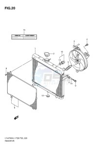 LT-A750X (P28-P33) drawing RADIATOR (LT-A750XL1 P28)