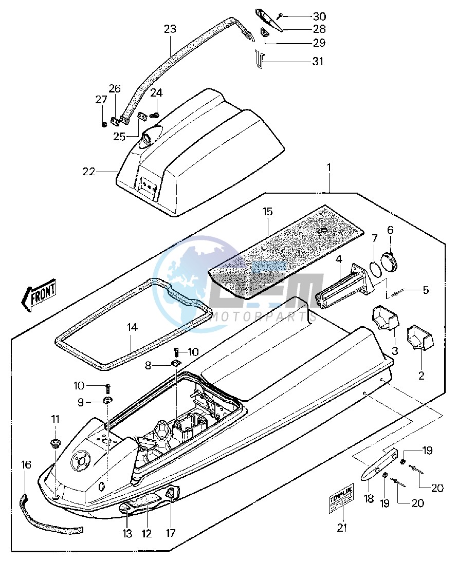 HULL_ENGINE HOOD -- JS550-A1_A2- -