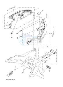 YP400R X-MAX 400 (1SD4 1SD4 1SD4) drawing TAILLIGHT