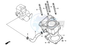 NX250 drawing CYLINDER