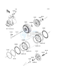 KSF 450 B [KFX450R MONSTER ENERGY] (B8F-B9FB) B9F drawing CLUTCH