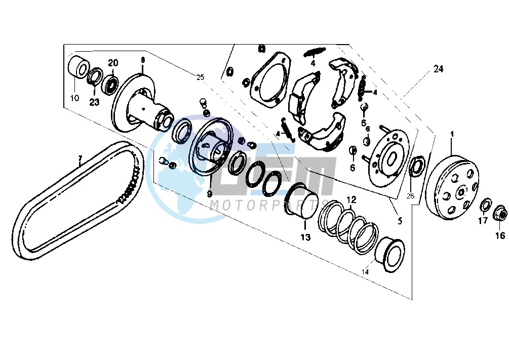 DRIVEN PULLEY