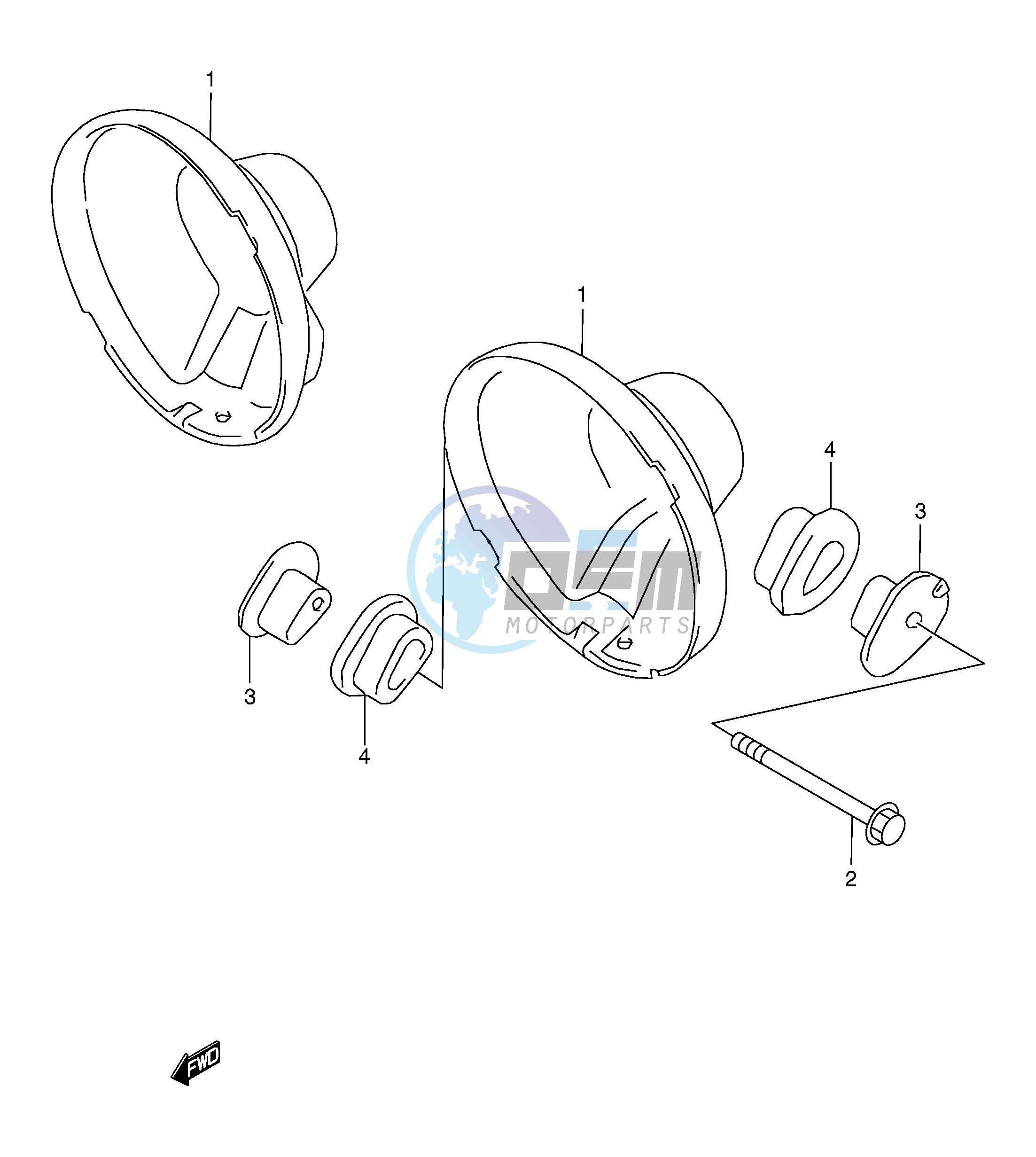 HEADLAMP HOUSING