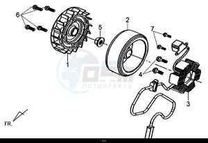 X'PRO 50 (45 Km/h) (AE05W9-EU) (E4) (L8-M1) drawing A.C.G.ASSY