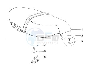 Skipper 125-150cc drawing Saddle