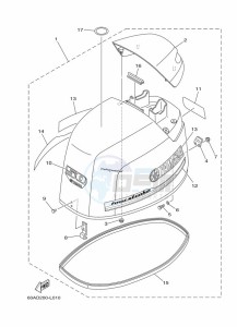 F50DETL drawing TOP-COWLING