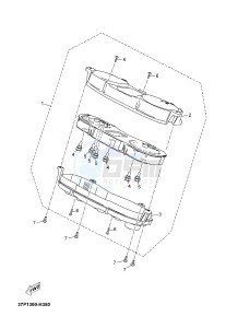 YP250R X-MAX 250 X-MAX 250 (1YS9 1YS9 1YS9) drawing METER