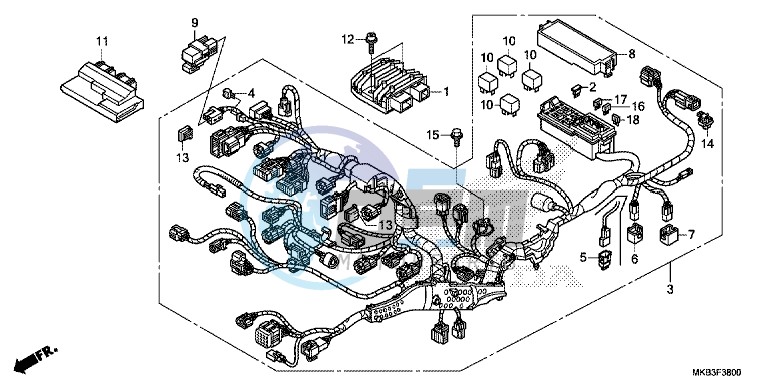 WIRE HARNESS (CBR1000RR/ S)