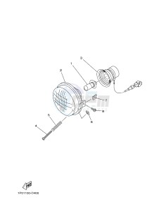 YFM700FWB KODIAK 700 KODIAK 700 HUNTER (B16N) drawing HEADLIGHT