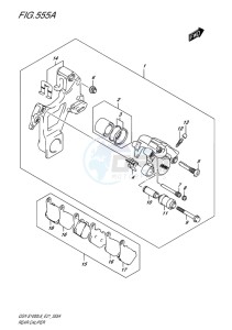 GSX-S1000 EU drawing REAR CALIPER