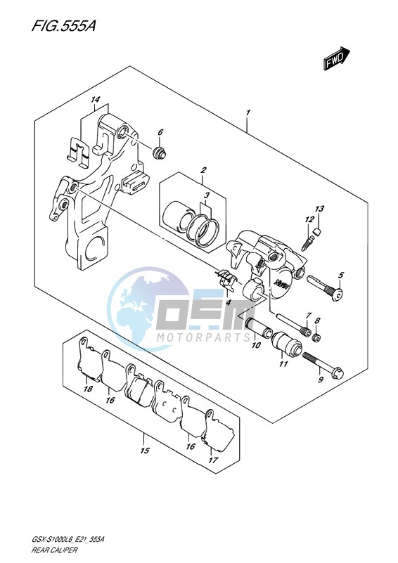 REAR CALIPER