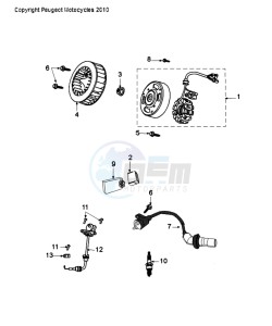 KISBEE A SL drawing IGNITION PART