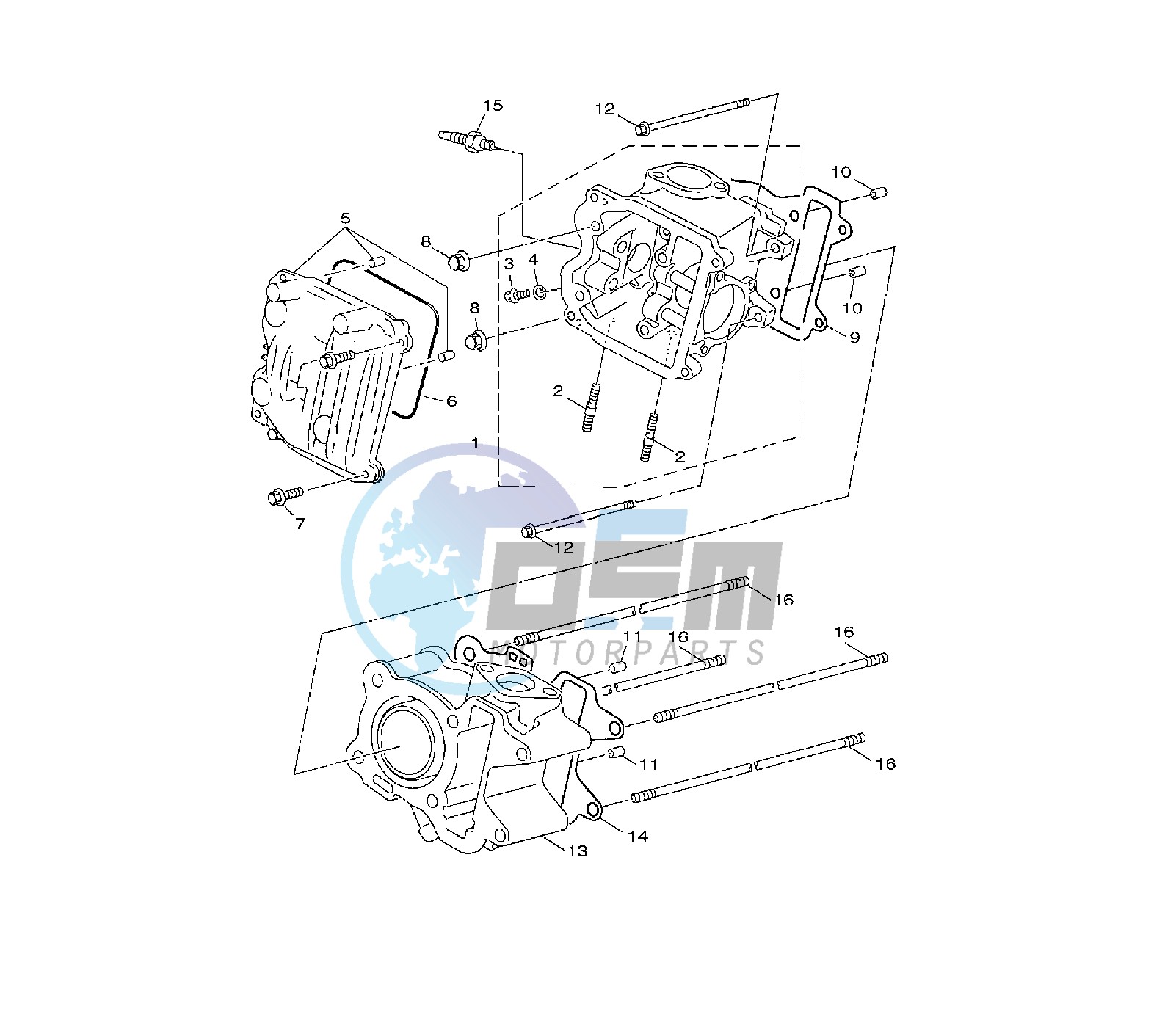 CYLINDER AND HEAD