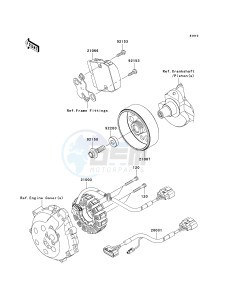 KRF 750 F [TERYX 750 4X4 NRA OUTDOORS] (F8F) C8F drawing GENERATOR