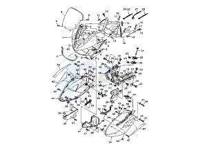 TDM 900 drawing COWLING