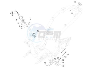 Liberty 125 iGet 4T 3V ie ABS (EMEA) drawing Locks