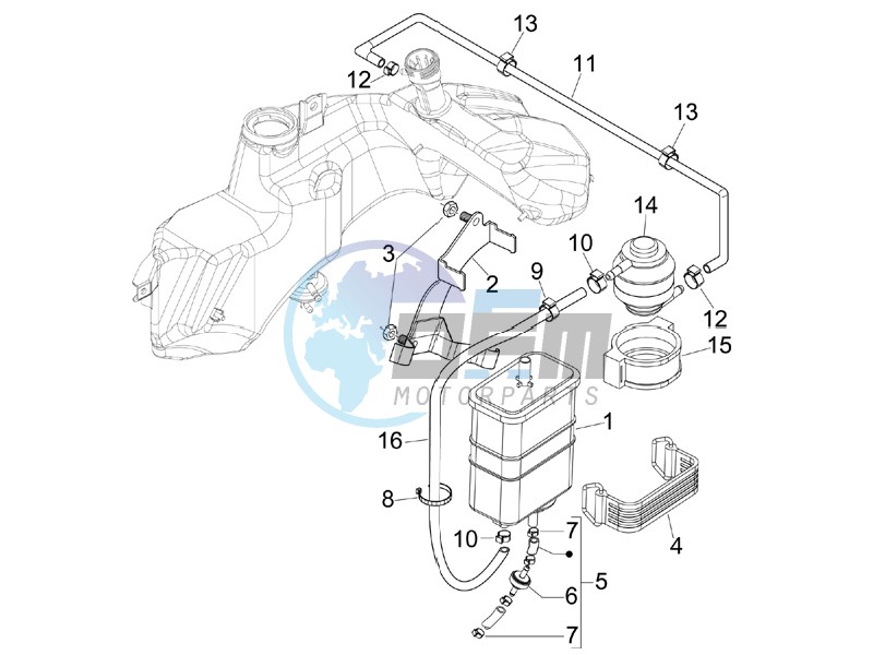 Anti-percolation system