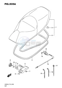 UH200 BURGMAN EU drawing SEAT