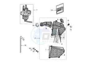 XPS SM - 50 cc drawing INTAKE