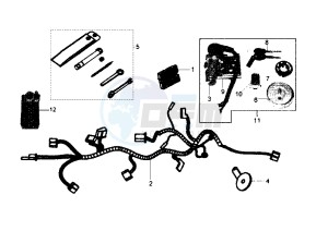 HD EU2 - 125 cc drawing WIRING HARNESS