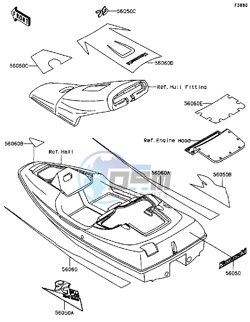 DECALS-- JL650-A1- -