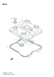 LT-A750X (P17) drawing CYLINDER HEAD COVER