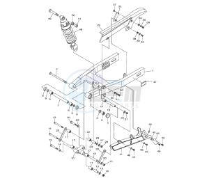 XVS A MIDNIGHT STAR 950 drawing REAR ARM