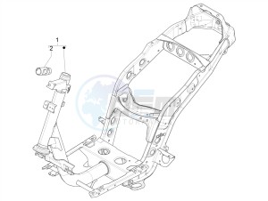 ZIP 50 4T NOABS E4 (EMEA) drawing Frame/bodywork