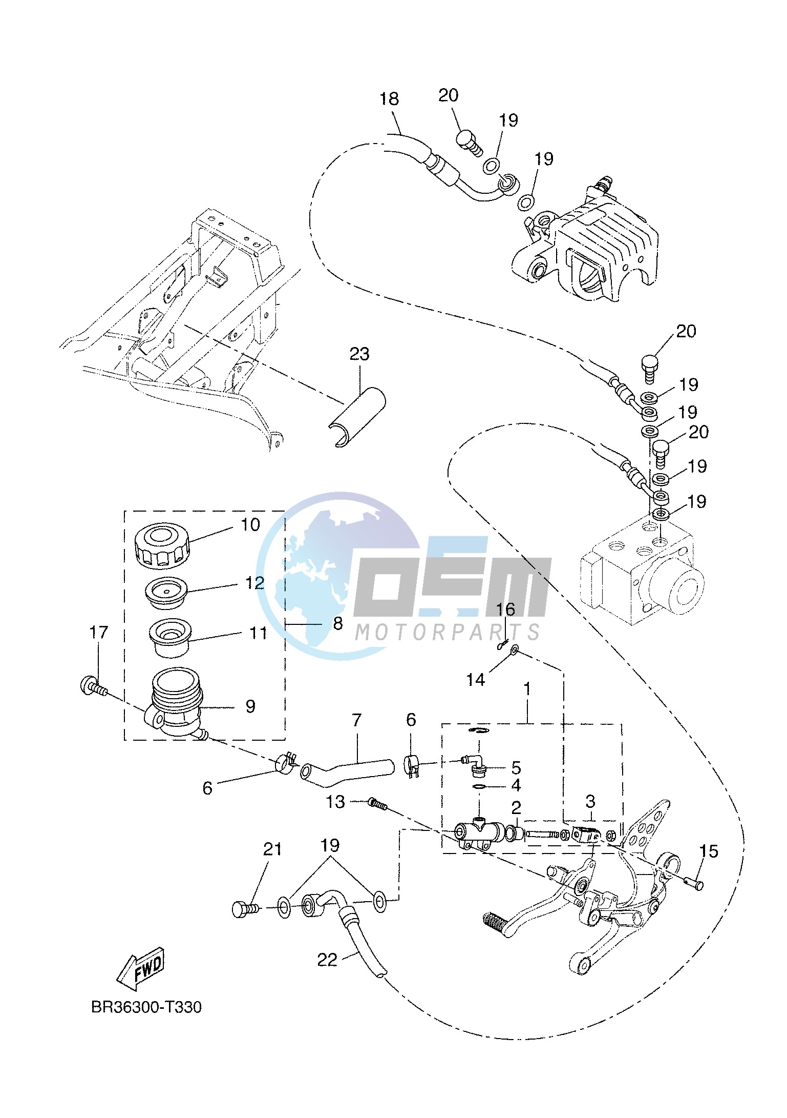 REAR MASTER CYLINDER