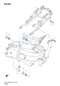 GSX1300R drawing FRAME L3