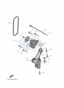 MT-09 MTN890 (B7NC) drawing OIL PUMP