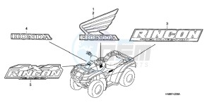 TRX680FAC drawing MARK