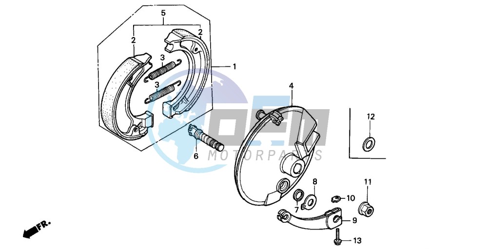 FRONT BRAKE PANEL