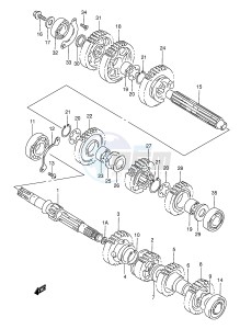 VL1500 (E2) drawing TRANSMISSION