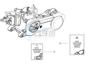 NRG 50 power Pure jet drawing Engine assembly