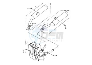 FJR 1300 drawing EXHAUST SYSTEM