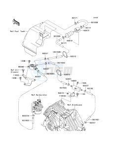 KAF 400 A [MULE 610 4X4] (A6F-AF) A8F drawing FUEL PUMP