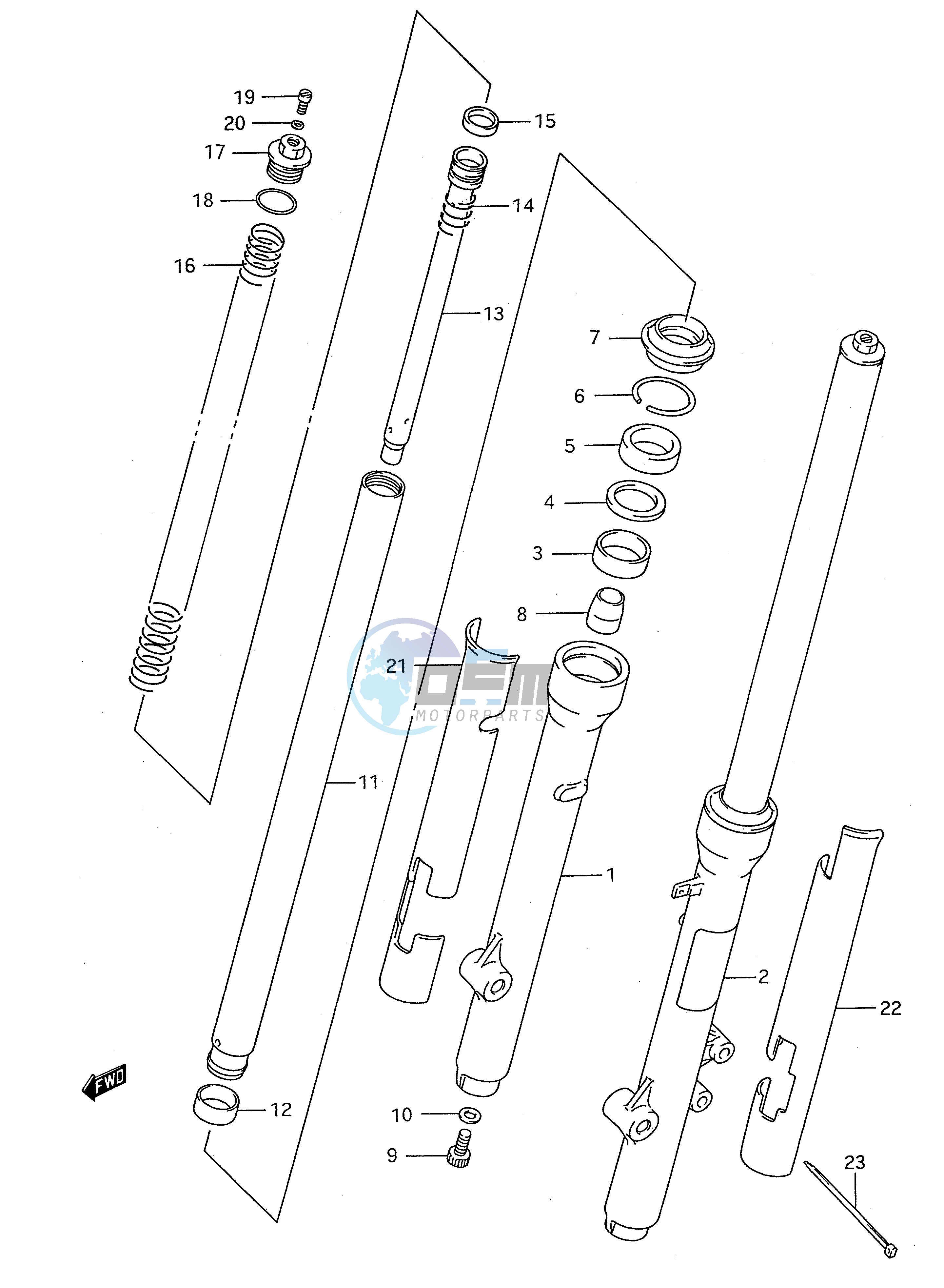 FRONT FORK (MODEL S)