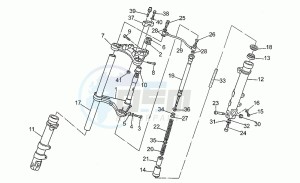 V 50 500 PA PA drawing Front fork